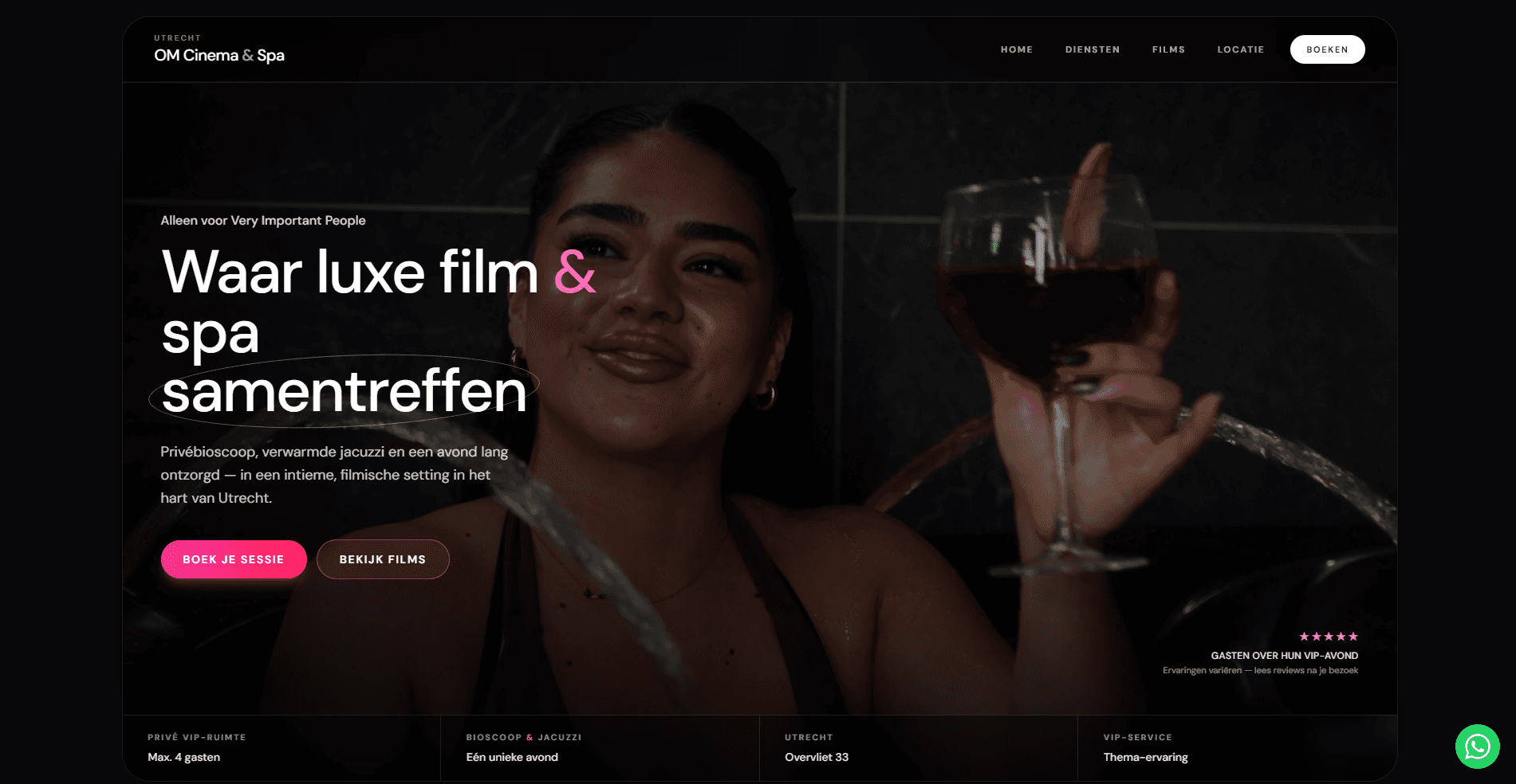 OM Cinema & Spa — homepage